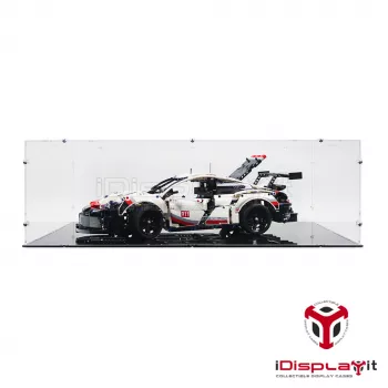 Lego 42083 Bugatti Chiron + 42096 Porsche 911 RSR Display Case