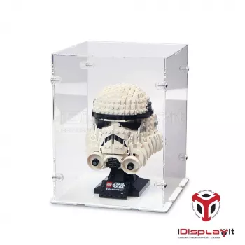 75274 + 75276 + 75277 + 75304 + 75305 + 75327 + 75328 + 75343 Star Wars Helme - Acryl Vitrine Lego