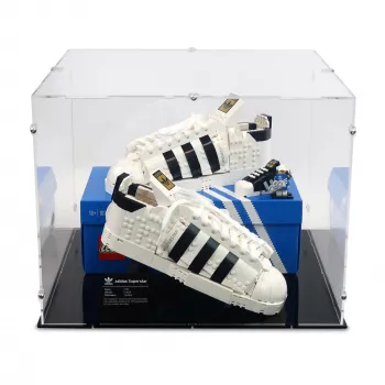 10282 adidas Originals Superstar Paar + Karton - Acryl Vitrine Lego