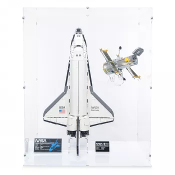 10283 NASA-Spaceshuttle „Discovery“ - Vertikal & Ständer - Acryl Vitrine Lego