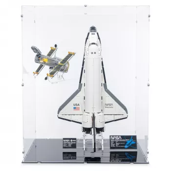 10283 NASA-Spaceshuttle „Discovery“ - Vertikal & Ständer - Acryl Vitrine Lego
