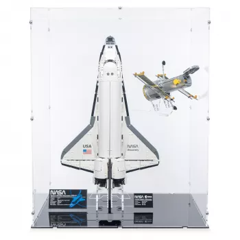 10283 NASA-Spaceshuttle „Discovery“ - Vertikal & Ständer - Acryl Vitrine Lego