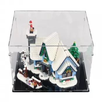 10293 Besuch des Weihnachtsmanns - Acryl Vitrine Lego