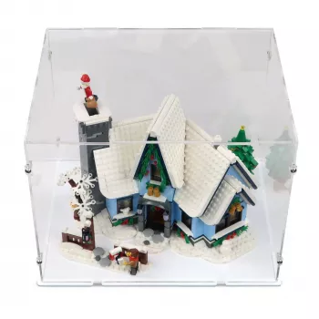 10293 Besuch des Weihnachtsmanns - Acryl Vitrine Lego