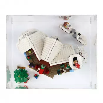 10293 Besuch des Weihnachtsmanns - Acryl Vitrine Lego