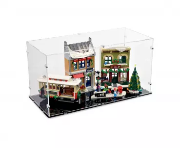 10308 Weihnachtlich geschmückte Hauptstraße - Acryl Vitrine Lego
