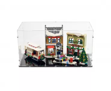 10308 Weihnachtlich geschmückte Hauptstraße - Acryl Vitrine Lego