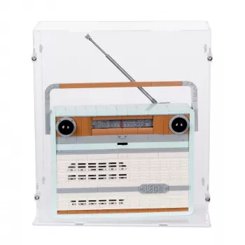 10334 Retro-Kofferradio - Acryl Vitrine Lego