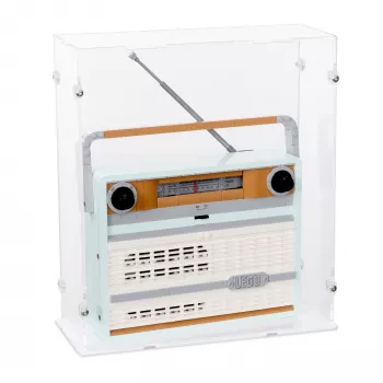 10334 Retro-Kofferradio - Acryl Vitrine Lego