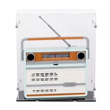 10334 Retro-Kofferradio - Acryl Vitrine Lego