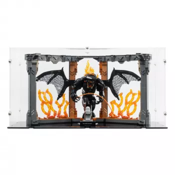10367 Der Herr der Ringe: Balrog Bücherstütze (geöffnet) - Acryl Vitrine Lego