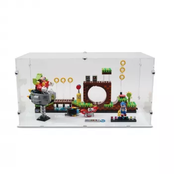 21331 Sonic the Hedgehog – Green Hill Zone - Acryl Vitrine Lego