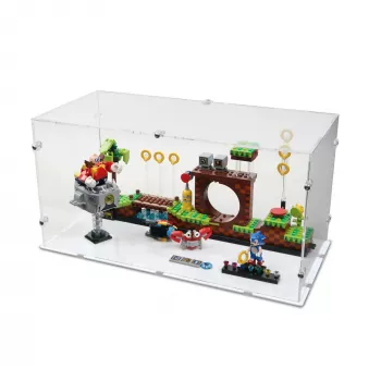 21331 Sonic the Hedgehog – Green Hill Zone - Acryl Vitrine Lego