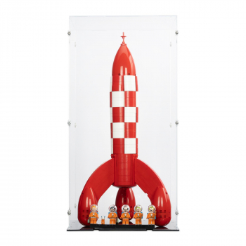 21367 Tintin Moon Rocket - Display Case