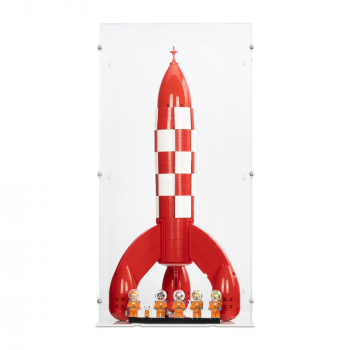 21367 Tintin Moon Rocket - Display Case