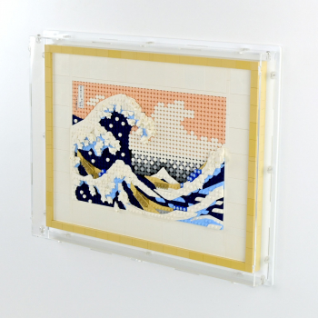 Preview: 31208 Hokusai Great Wave - Wall Mounted Display Case