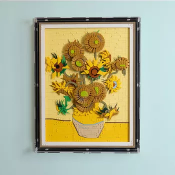 31215 Vincent Van Gogh Sunflowers Wall Mounted Display Case