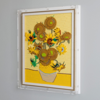 Preview: 31215 Vincent Van Gogh Sunflowers Wall Mounted Display Case