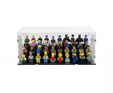 40 Lego Minifiguren - Acryl Vitrine