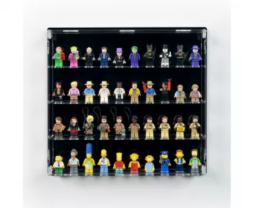 40 LEGO Minifigures Wall Display Case