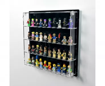 40 LEGO Minifigures Wall Display Case