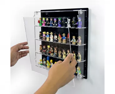 40 LEGO Minifigures Wall Display Case