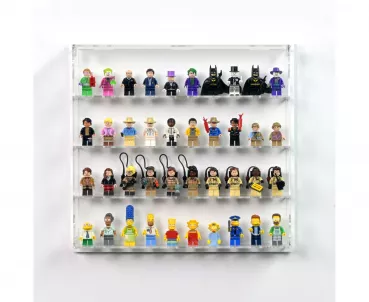 40 LEGO Minifigures Wall Display Case