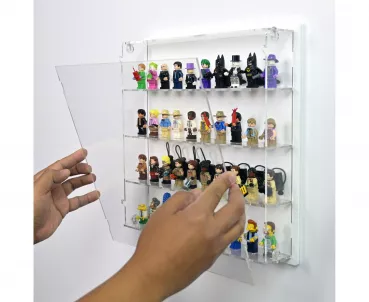 40 LEGO Minifigures Wall Display Case