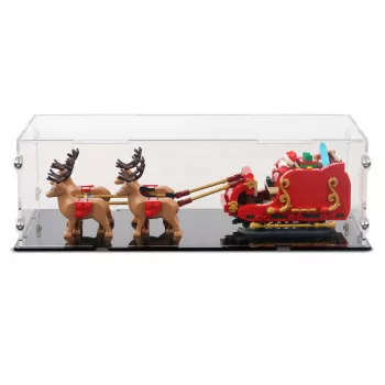 40499 Schlitten des Weihnachtsmanns - Acryl Vitrine Lego