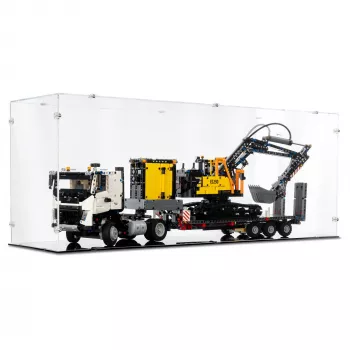 42175 Volvo FMX Truck & EC230 Electric Excavator - Display Case