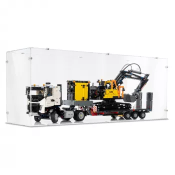 42175 Volvo FMX Truck & EC230 Electric Excavator - Display Case