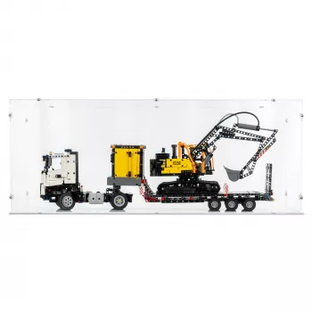 42175 Volvo FMX Truck & EC230 Electric Excavator - Display Case