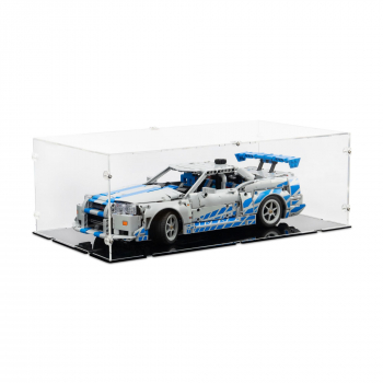Preview: 42210 - 2 Fast 2 Furious Nissan Skyline GT-R (R34) Flitzer - Acryl Vitrine Lego