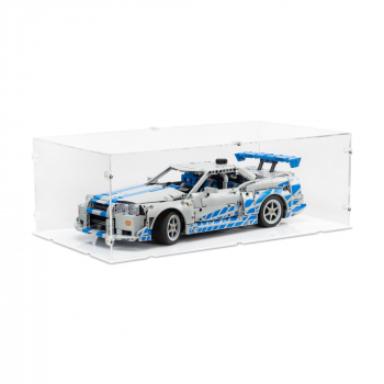 Preview: 42210 - 2 Fast 2 Furious Nissan Skyline GT-R (R34) Flitzer - Acryl Vitrine Lego