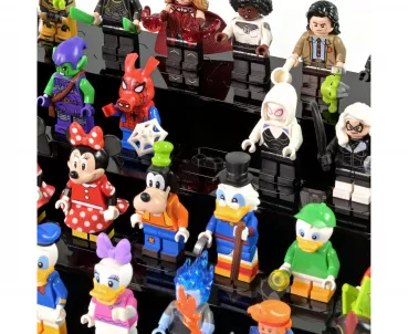 60 Lego Minifiguren - Acryl Vitrine