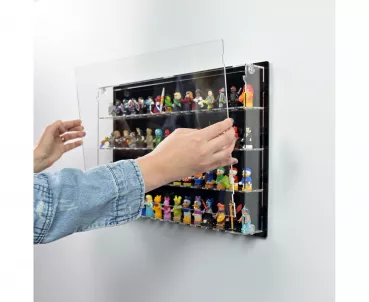 60 LEGO Minifigures Wall Display Case