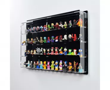 60 LEGO Minifigures Wall Display Case