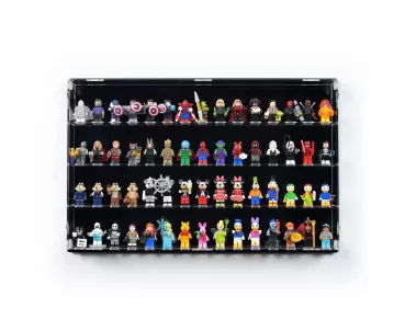 60 LEGO Minifigures Wall Display Case
