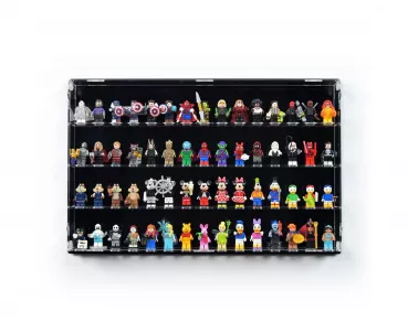 60 Lego Minifiguren - Acryl Wand Vitrine