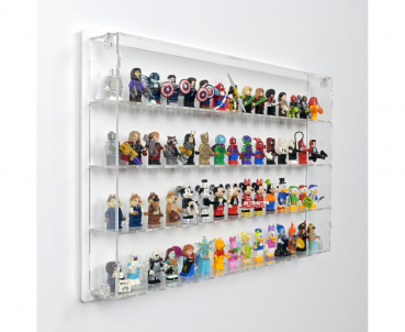 Cooldac Minifiguren Vitrine 3-stufig - Display Für Sammler Schwarz