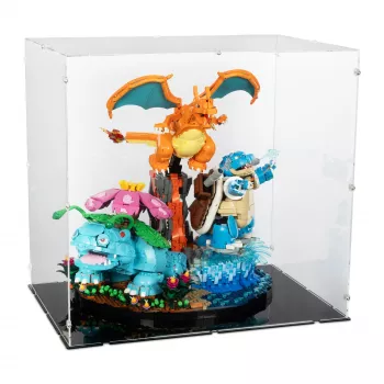 72153 Pokémon Bisaflor, Glurak und Turtok - Acryl Vitrine
