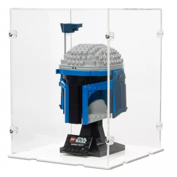 75274 + 75276 + 75277 + 75304 + 75305 + 75327 + 75328 + 75343 + 75429 + 75408 Star Wars Helme - Acryl Vitrine Lego