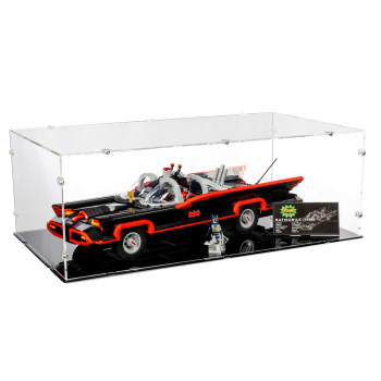 Preview: 76328 Batman: Batmobil aus der 60er-Jahre-Fernsehserie - Acryl Vitrine Lego