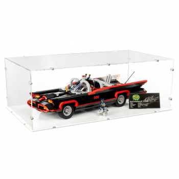 Preview: 76328 Batman: Batmobil aus der 60er-Jahre-Fernsehserie - Acryl Vitrine Lego