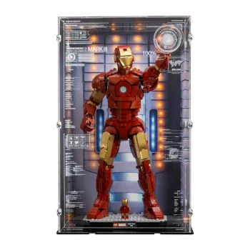 76344 Iron Man Mark 3 Sammleredition - Acryl Vitrine Lego