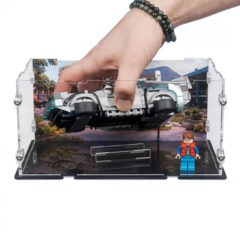 77256 Time Machine from Back to the Future - Display Case