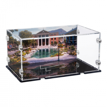 77256 Zeitmaschine aus Zurück in die Zukunft - Acryl Vitrine Lego