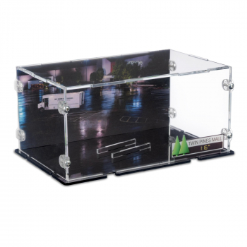 77256 Zeitmaschine aus Zurück in die Zukunft - Acryl Vitrine Lego