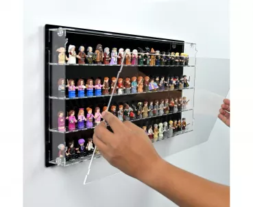 80 Lego Minifiguren - Acryl Wand Vitrine