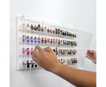 80 LEGO Minifigures Wall Display Case